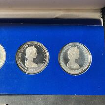 1978年　THE CORONATION JUBILEE CROWN COINS プルーフ銀貨5枚セット★18_画像3