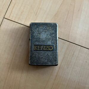 ZIPPO KENZO オイルライター ジッポー ケンゾー 喫煙具 シルバー ジャンク品 ★18