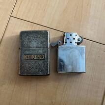 ZIPPO KENZO オイルライター ジッポー ケンゾー 喫煙具 シルバー ジャンク品 ★18_画像4