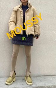 即発OK★新品 MOUSSY SLIT レギンス フリーサイズ スキニー インナーパンツ 裾スリット