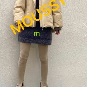 即発OK★新品 MOUSSY SLIT レギンス フリーサイズ スキニー インナーパンツ 裾スリット