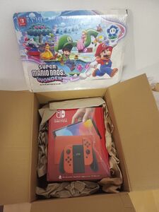 新品・未開封　Nintendo Switch 有機ELモデル マリオレッド　スーパーマリオワンダーセット