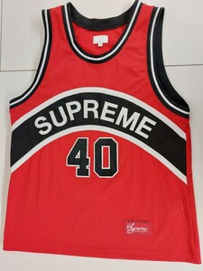 11297　Supreme シュプリーム Curve Basketball Jersey バスケットボール ジャージ 17ss サイズM タンクトップ トップス 古着