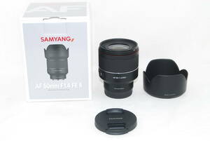 ★新品級★SAMYANG サムヤン AF 50mm F1.4 FE II SONY ソニーEマウント 元箱付き♪