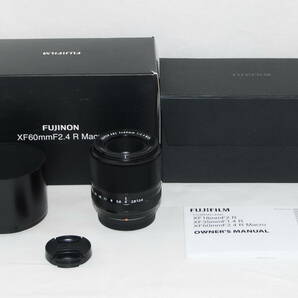 ★極美品★FUJIFILM 富士フィルム FUJINON SUPER EBC XF 60mm F2.4 R Macro 元箱付き♪の画像1