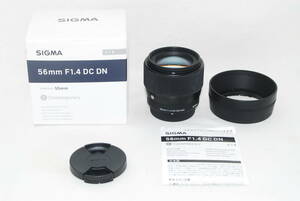 ★良品★SIGMA シグマ 56mm F1.4 DC DN Contemporary マイクロフォーサーズ 元箱付き♪