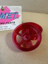 COMET RC A601 スパルコ NT TYEP スーパーナローホイール 蛍光 レッド ホイール タミヤ_画像4