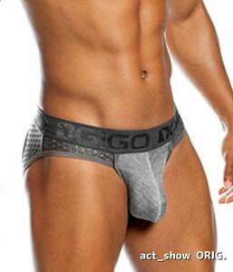 ＊新品未使用 GIGOギーゴ MIXTURE GRAY JOCK (GRAY/M) G12201 正規品 セクシージョックストラップ おしゃれメンズ下着ジョック男性下着JOCK