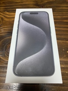 【新品未開封】iPhone 15 Pro 256GB Black Titanium