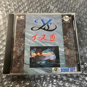 PCエンジン/PCEngine イース3/イースIII ハドソン/HUDSON 動作未確認