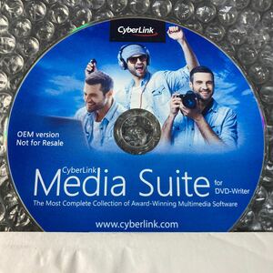 PCソフトウェア CyberLink Media Suite for DVD-Writer LG(HLDS)のみで使用可 ジャンク扱い