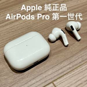 Apple 純正品 AirPods Pro 第1世代 MWP22J/A ワイヤレスイヤホン ワイヤレス充電対応 右イヤホンノイズあり 第一世代