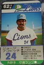 タカラプロ野球カードゲーム昭和６２年度西武ライオンズ ブコビッチ_画像1