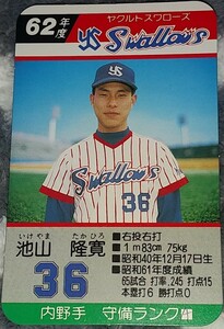 タカラプロ野球カードゲーム昭和６２年度ヤクルトスワローズ 池山隆寛