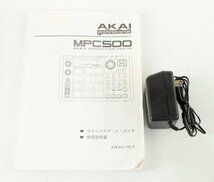 ●【中古・ジャンク品】Akai MPC500 サンプリングマシン サンプラー （通電のみ確認済み/音が出力しない） 【1872】：_画像8