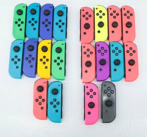 【中古・ジャンク品】Nintendo Switch Joy-Con　(L)×10　(R)×10 　20個セット ジョイコン【未検品】'