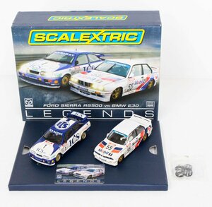 【中古・訳あり品】スロットカー スケーレックストリック C3693A フォード シエラ RS500 BMW E30.,