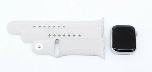●【中古品】Apple Watch Series7 GPS+Cellular 41mm スターライト アルミニウム スポーツバンド MKHR3J/A【初期化/動作確認済】: