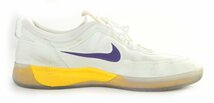 〇【中古品】NBA × Nike SB Nyjah Free 2 Lakers ナイキ SB ナイジャ フリー 2 レイカーズ DA3439-100 　30cm：_画像3