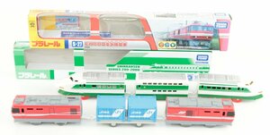 [ secondhand goods ] Takara Tommy Plarail S-27 EH800 electric locomotive 200 series Tohoku Shinkansen 2 point set [ operation verification ending * repair mark equipped ] ;;