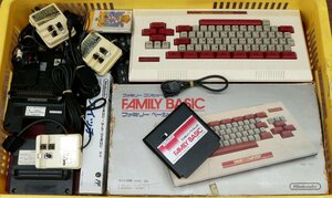 【中古・ジャンク品】FC ファミコン 周辺機器まとめ ファミリーベーシック とびだせ大作戦 コントローラ アダプタ等【未検品】'