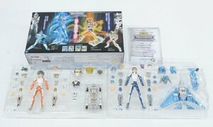 【中古品】BANDAI 聖闘士星矢 聖闘士聖衣神話 マリンクロス潮＆ランドクロス大地【一部内ブリスター未開封】'