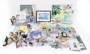 【中古品】少年誌系グッズ まとめ売り 鬼滅 コナン 呪術廻戦 東リベ ヒロアカ らんま等 ポスター ラバスト マスコット 缶バッジ 他°