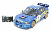 【中古・ジャンク品】アシェット 1/8 スバル インプレッサをつくる WRC2003 本体のみ.,_画像1