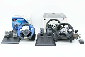 ★【中古・ジャンク品】PS2 GTフォース GTフォースプロ GT FORCE GT FORCE PRO ２台セット.,