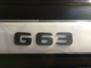  G63　ブラック トランク リア エンブレム ｗ463 ｗ463a AMG ゲレンデ 