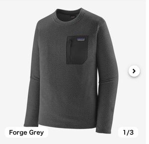 パタゴニア メンズ・R1エア・クルー　新品　XL patagonia エア クルー FGE Forge Grey