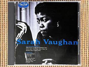 サラ・ヴォーン／ウィズ・クリフォード・ブラウン／日本フォノグラム 32JD-141 (814 641-2)／国内盤CD／SARAH VAUGHAN／中古盤