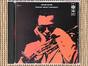 マイルス・デイビス／ラウンド・アバウト・ミッドナイト +4／SME RECORDS SRCS 9725／国内盤CD／MILES DAVIS／中古盤