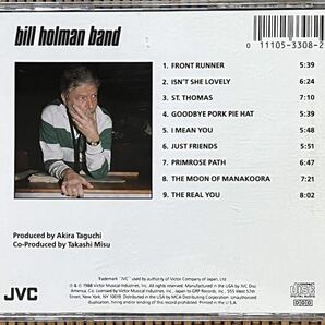 BILL HOLMAN／BILL HOLMAN BAND／JVC JD-3308／米盤CD／ビル・ホルマン／中古盤の画像2