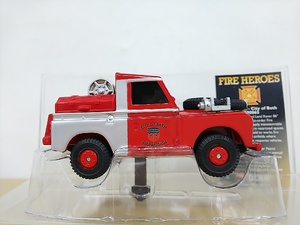 ■ CORGI FIRE HEROESコーギー Cs90065 Land Rover City of Bath 消防車 ランドローバーモデルミニカー