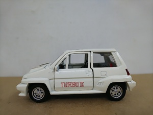 # Yonezawa Diapet 1/40 Honda City turbo Ⅱbru dog white die-cast minicar ultra rare rare model 