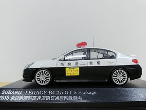 ■RAI’S hiko7『1:43 スバルレガシー B4 2.5 GT S PACKAGE POLICE CAR 2010 奈良県警察高速道路交通警察隊車両 モデルミニカー パトカー