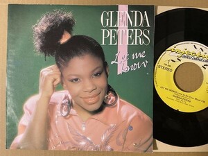 試聴 SOUL FUNK 45 蘭のみ LP未収録 煌 ダッチ ソウル Glenda Peters Let Me Know 7インチ B面 哀愁 ヨーロピアン ソウル 7inch