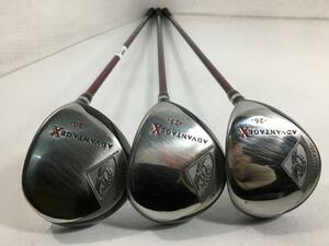 即決 中古 PROCEED(プロシード) ADVANTAGE X FW 2007 ウッドセット PROCEED TOUR RED 560 20/23/26 1FLEX