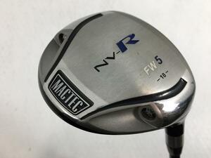 即決 中古 マックテック NV-R フェアウェイ 5W MT01fwトリプルアクションシャフト 18 SR