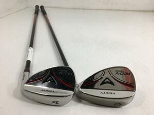 即決 中古 ベリティー RED-V アイアン WEDGE 2本SET オリジナルカーボン 50/56 R