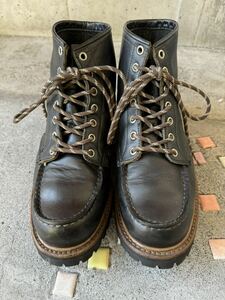 レッドウィング 8176 US7.0E 88年 or 89年製 茶芯 Vibram ビンテージ 80年代 RED WING 25cm