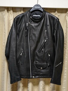 NEIGHBORHOOD/ネイバーフッド 21AW FLATBUSH/CL-JKT/カウレザーダブルライダースジャケット 212SZNH-JKM01 