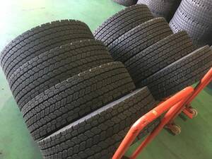 Y22-3-10C② ☆245/70R19.5 中古8本組！残溝11～10mm 2022年製 ZEN902ZE ヨコハマ スタッドレス♪ k320