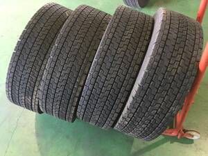 Y18-3-9 ☆265/70R19.5 中古4本♪11-10mm 2018年製 ZEN903ZW スタッドレス　ヨコハマ k180