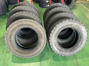 B21-3-12☆265/70R19.5 BS W910 2021年製 13-12mm 中古8本セット！ ブリヂストン スタッドレス k270