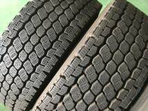 T19-3-12② ☆265/70R19.5 2019年 中古6本 11-10mm トーヨー M966 スタッドレス k270_画像4