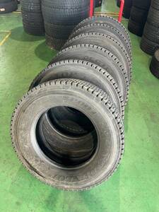 D20-3-11① ☆265/70R19.5 11-10ｍｍ 2020年 中古6本セット SP001 ダンロップ スタッドレス k270