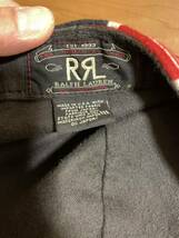 RRL ダブルアールエル　コットンフランネルキャップ　帽子 アメリカ製　MADE IN USA_画像3