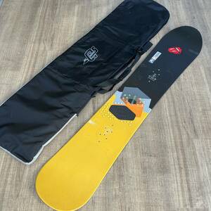 【中古品】Burton/バートン clash 2002 157 スノボード　スノーボード板 イエロー×ブラック 155cm